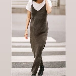 OZMA anaise slip dress walnut M